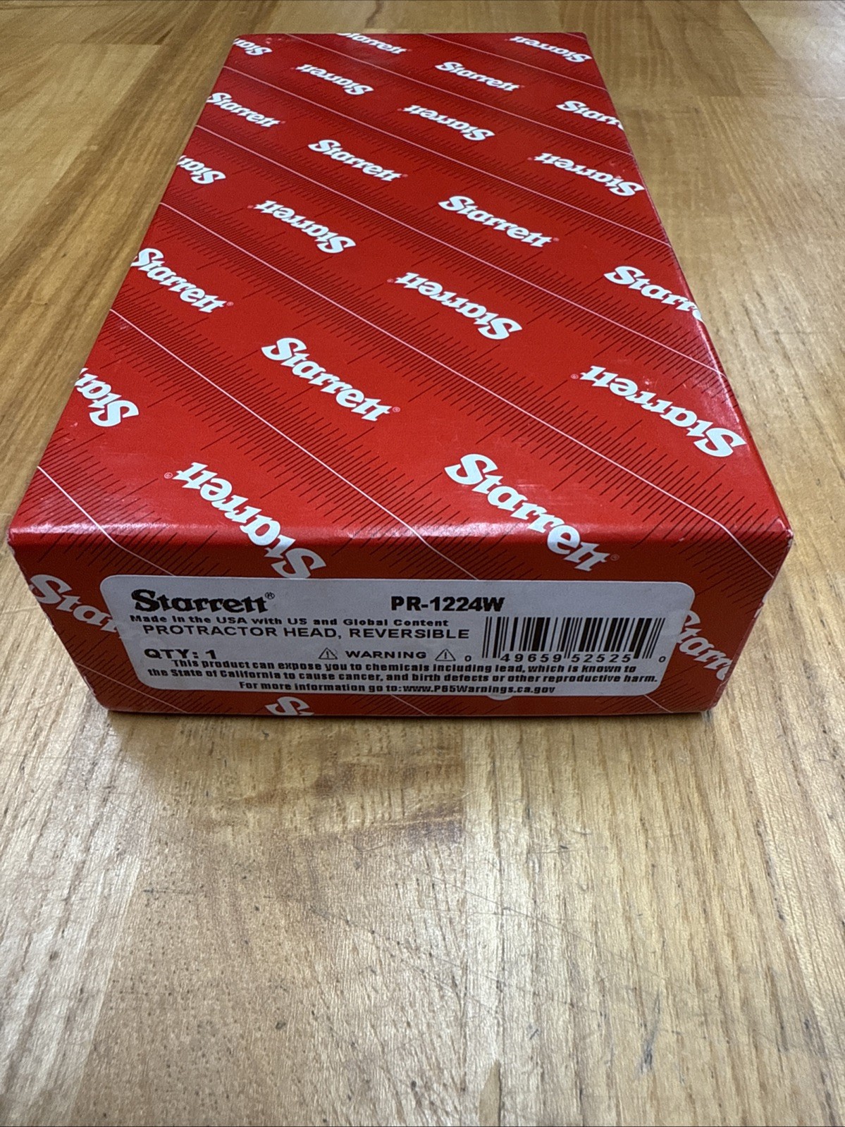 Starrett PR-1224W Protractor Head for Combination Squares & Protractors with Box