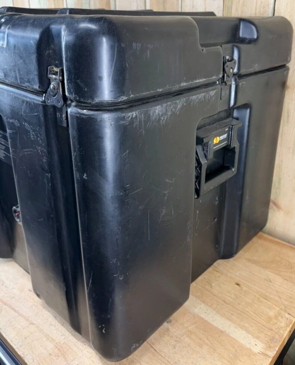 Pelican Hardigg Long Case 39"x23"x23" Black Waterproof Storage Footlocker