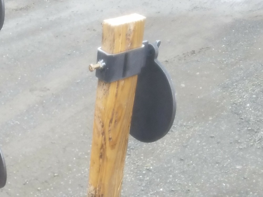 AR500 Adjustable Style Target Hanger hook for 2x4 Topper 2 Pack