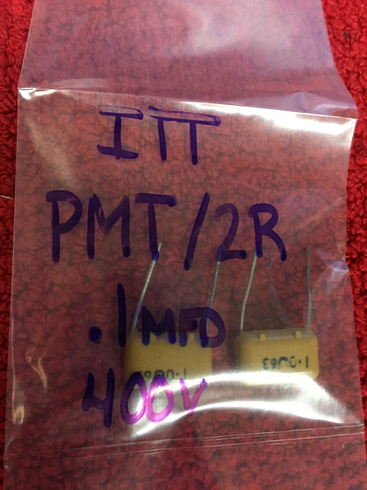 ITT PMT/2R  1.0 MFD 400V  CAPACITORS 2 PCS