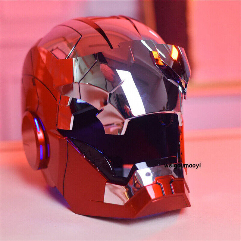 Iron Man 1:1 MK5 Jarvis Deformable Voice Control Wearable Helmet Christmas Mask