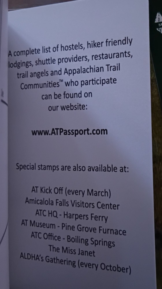 Appalachian Trail Passport