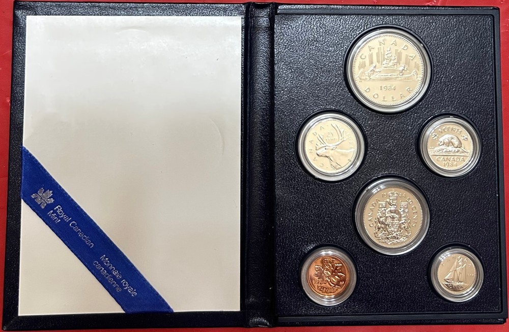 1984 Canada Specimen Set Plus COA & Box