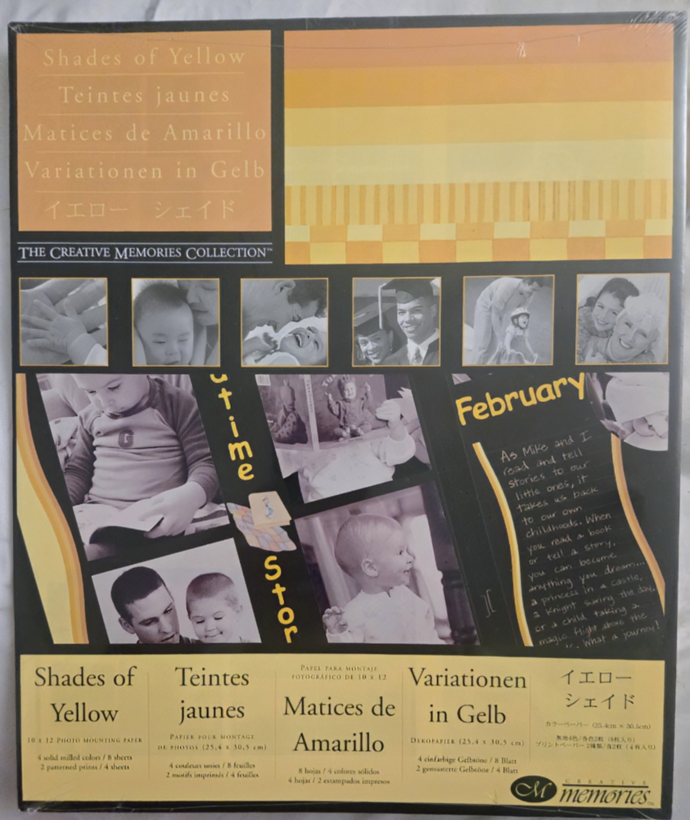 Creative Memories 10 X 12 and 12x12 Photo Mount Paper & Paper Sets-NEW