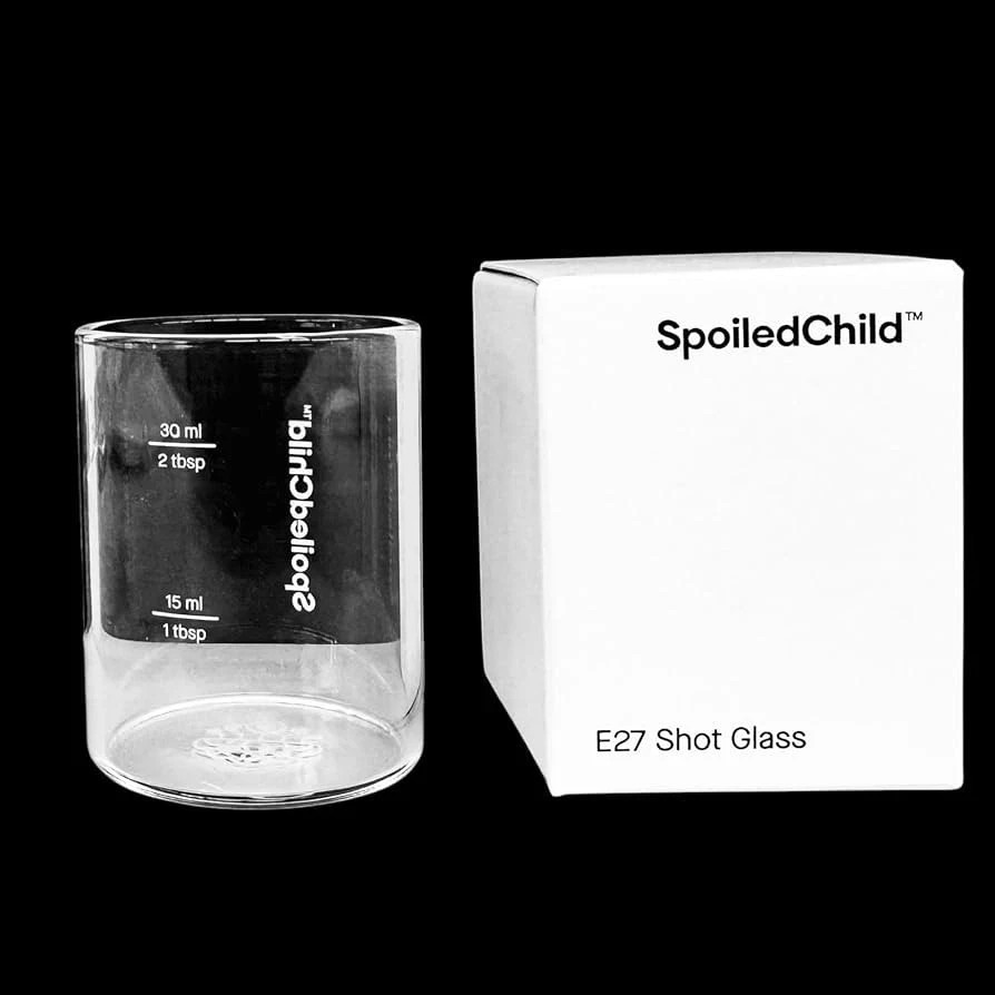 5X SPOILED CHILD SHOT GLASS BOXED GLASSES - 30ML EACH NEW IN BOXES