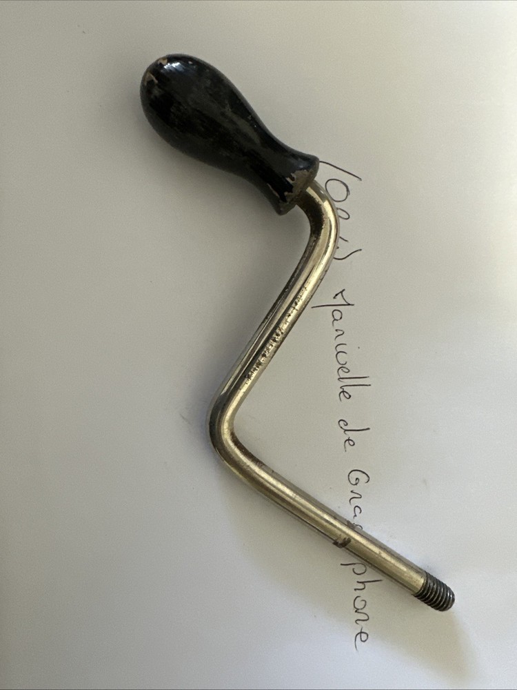 Old Crank For Gramophone Motor, Phono