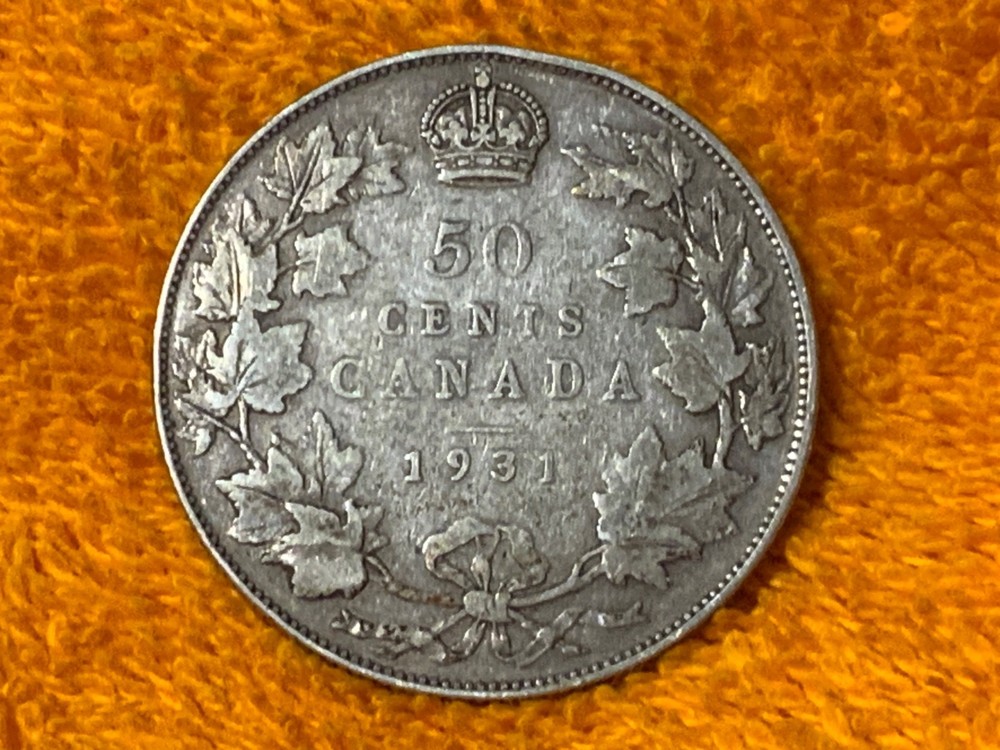 1931 Canada 50 Cent Coin