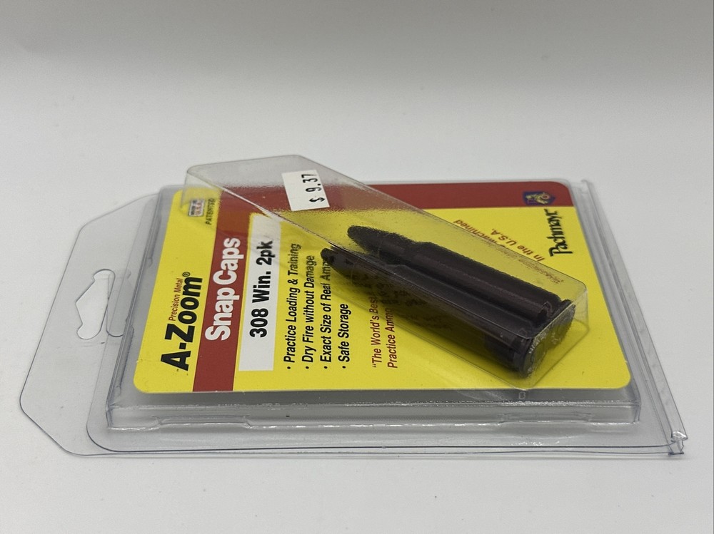 A-Zoom Precision Metal Snap Caps 308 Win. (2pk)