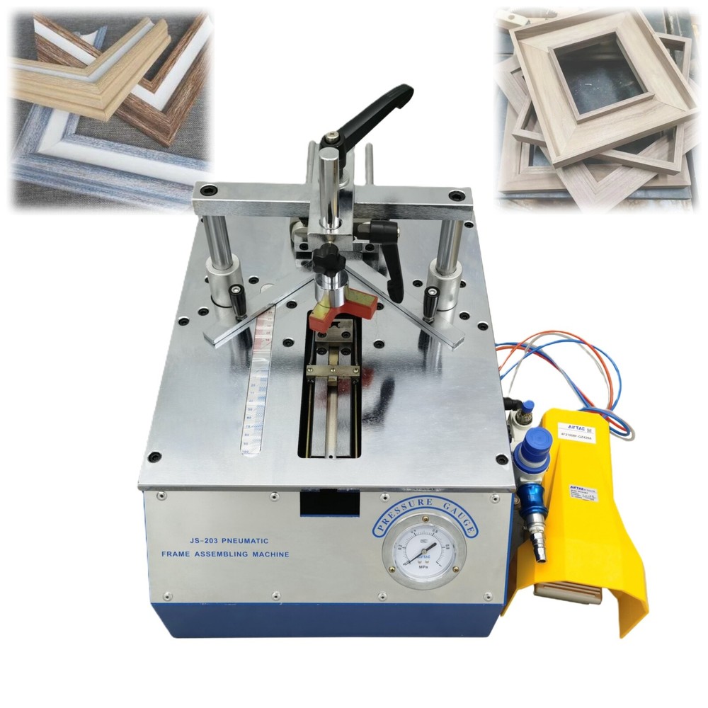 Small Desktop Pure Pneumatic Picture Frame Cross-stitch Frame Nail Angle Machine