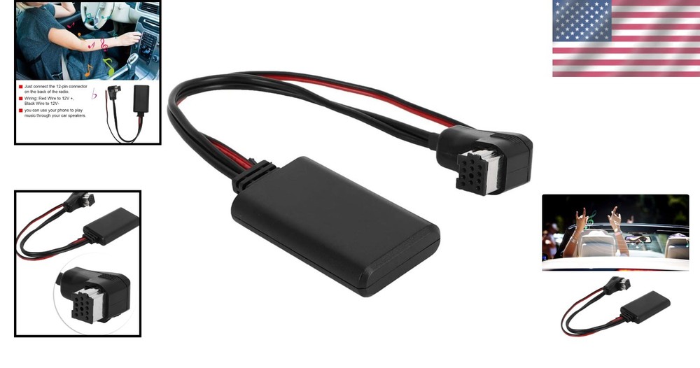 Bluetooth 4.1 AUX Adapter for PIONEER Car Stereo: Easy Plug & Play Functionality