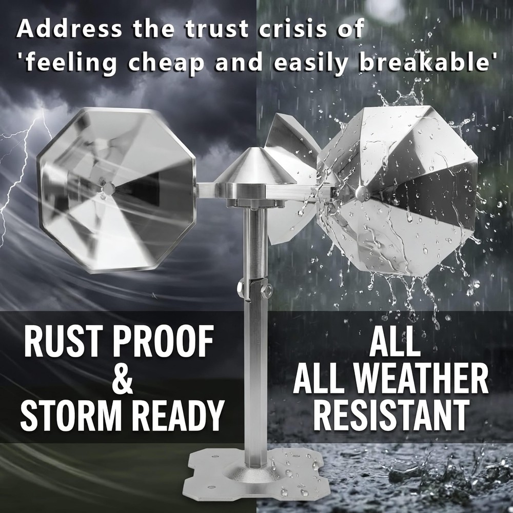 Bird Scare Reflective Device Wind Powered Spinning Silver Reflectors 2PK