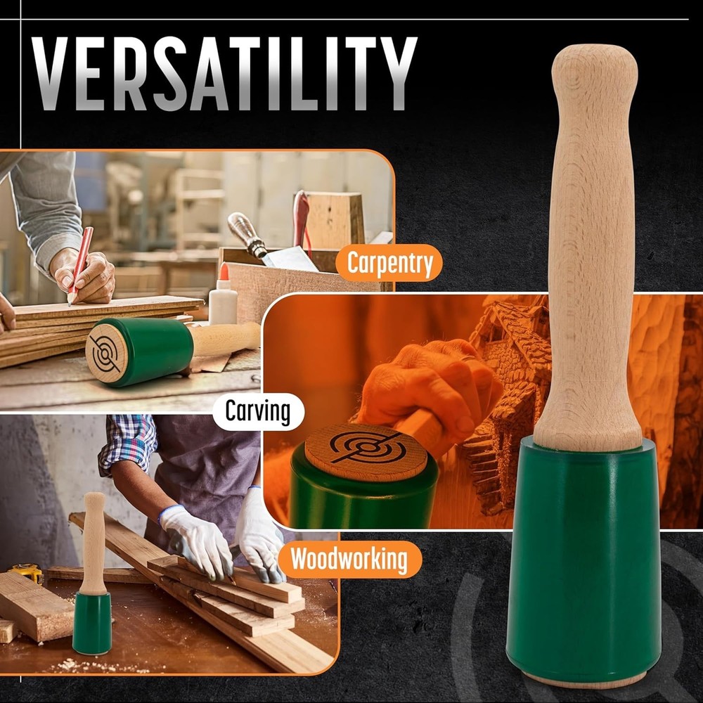 Urethane Mallet for Woodworking - Comfortable Handle
