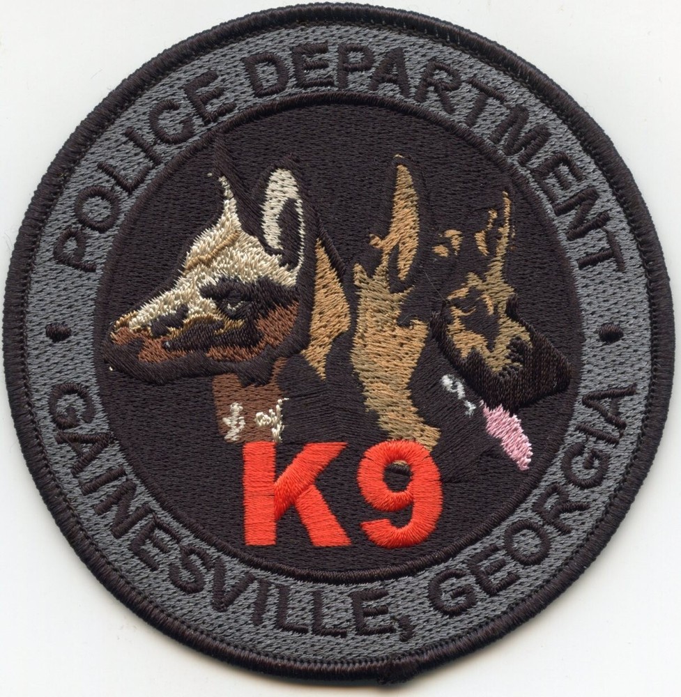 GAINESVILLE GEORGIA K-9 POLICE PATCH