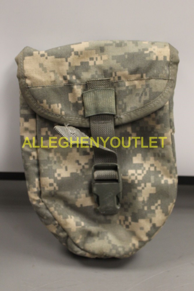 2 Pack US Army Surplus MOLLE ACU Camo E-Tool/General Purpose Tool Pouches EXC