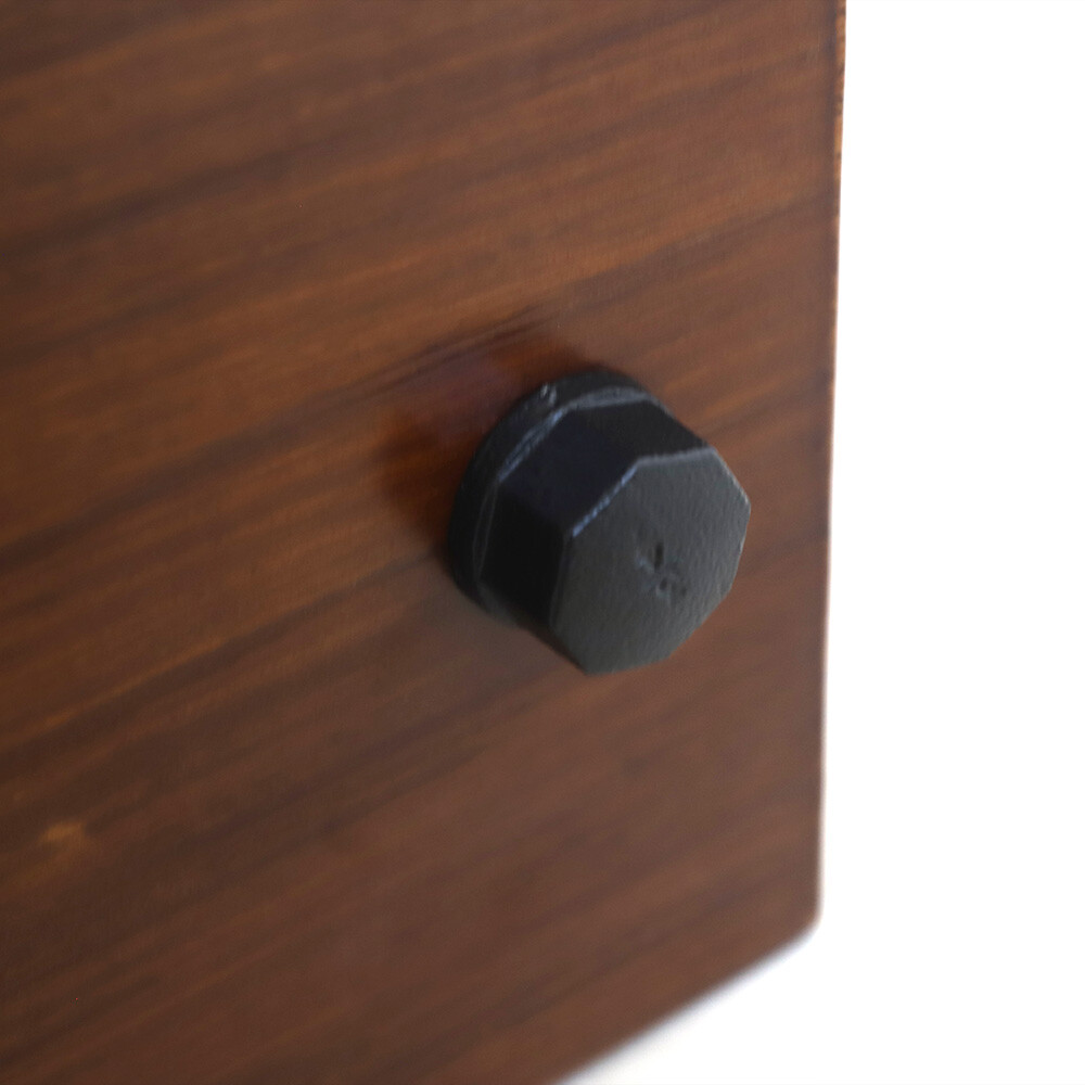 6Tier Shelf Industrial Bracket Rustic Iron Pipe Wall-Mounted Floating Rack Shelf