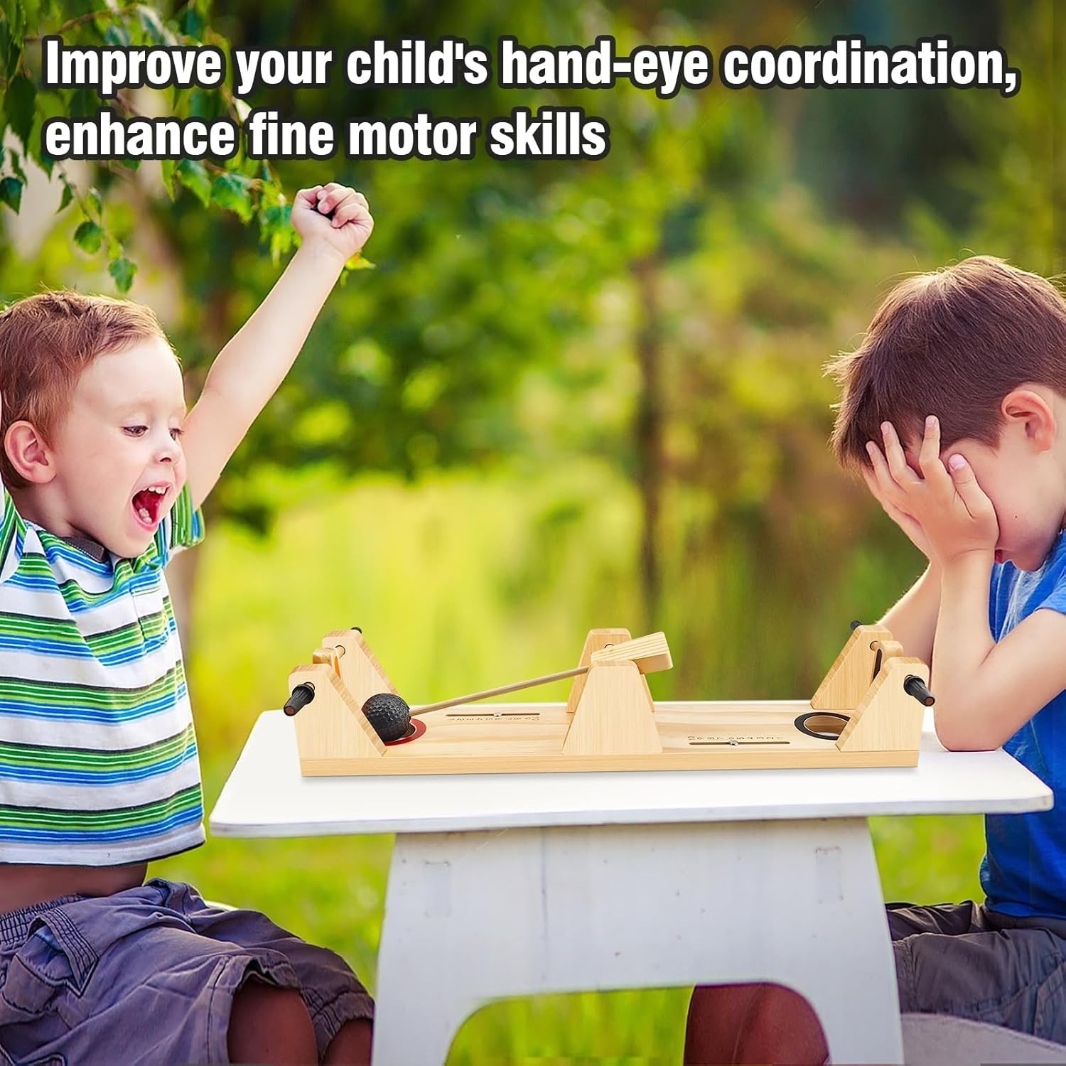 VolleyShot, Suitable for All Ages Volleyshot Tabletop Game, Entertaining Wooden