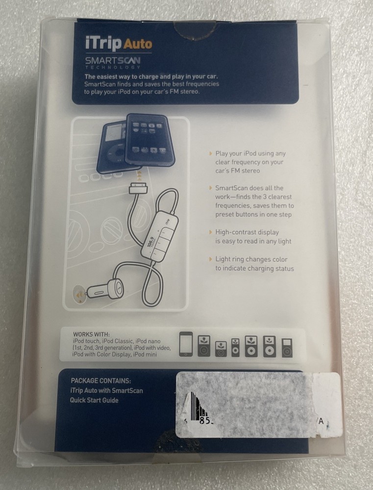 Griffin Trip Auto Smart Scan technology Made For The iPod