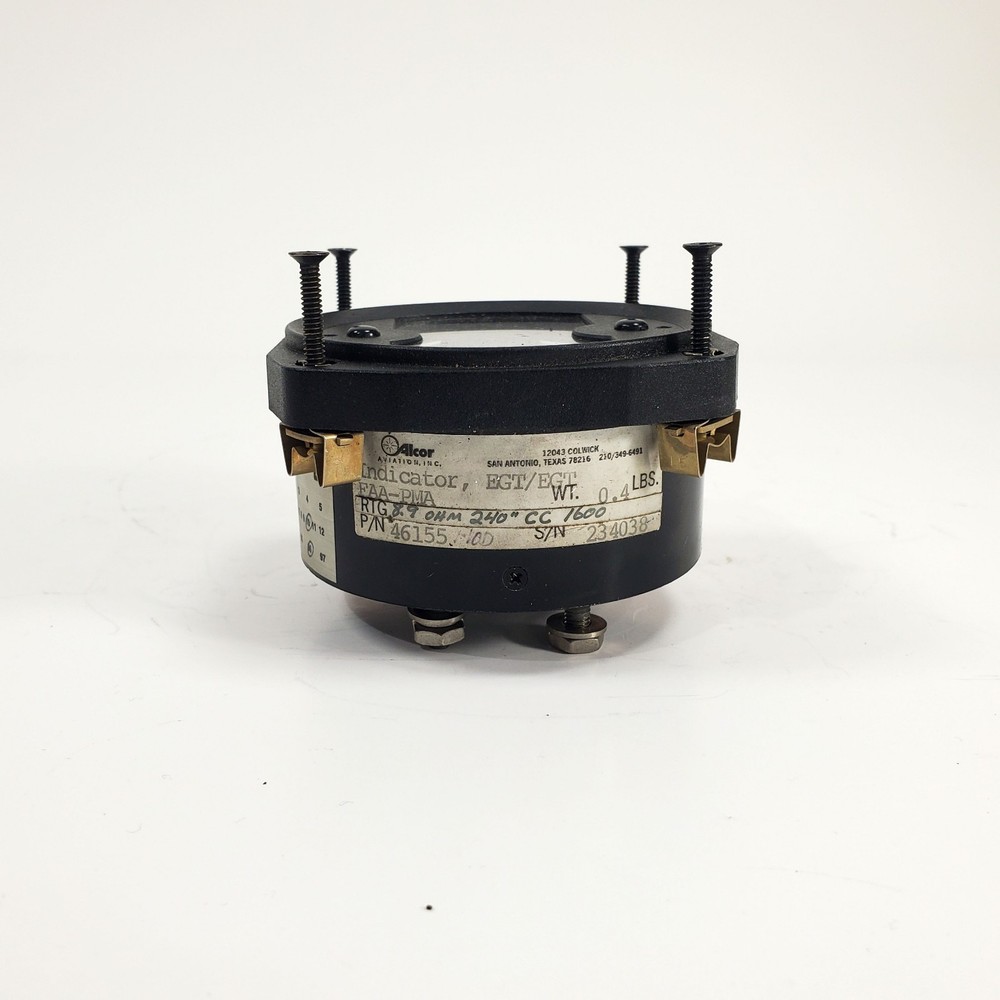 Alcor EGT/EGT Indicator - 46155 - Removed Working