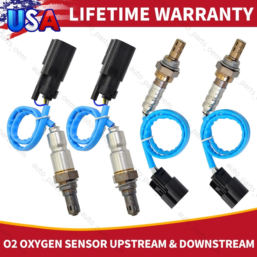 4 Upstream+Downstream O2 Oxygen Sensor For 2013-2015 Ford Explorer 3.5L nonTurbo