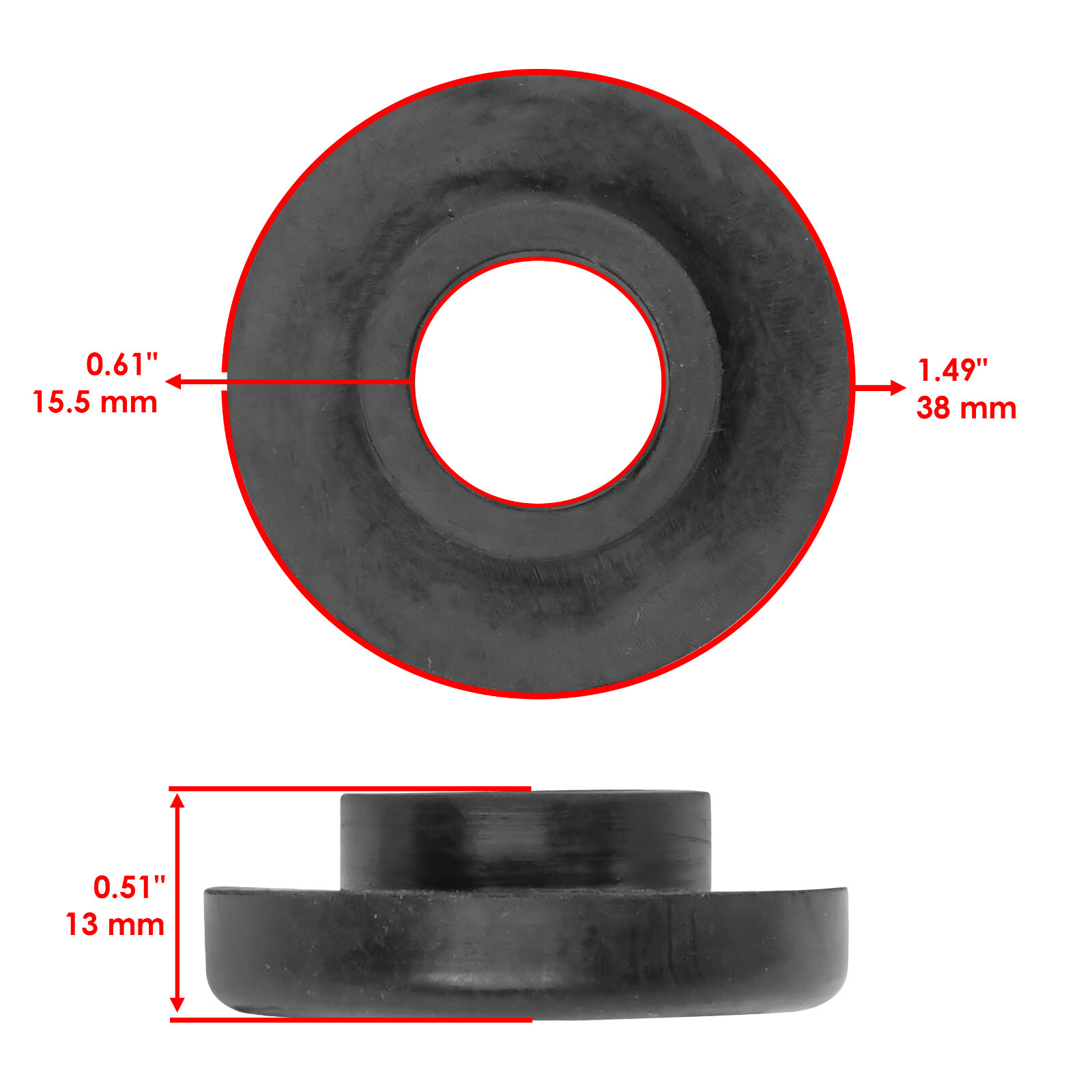 Caltric Exhaust Muffler Kit For Polaris Ranger Crew 800 4x4 2010-2014