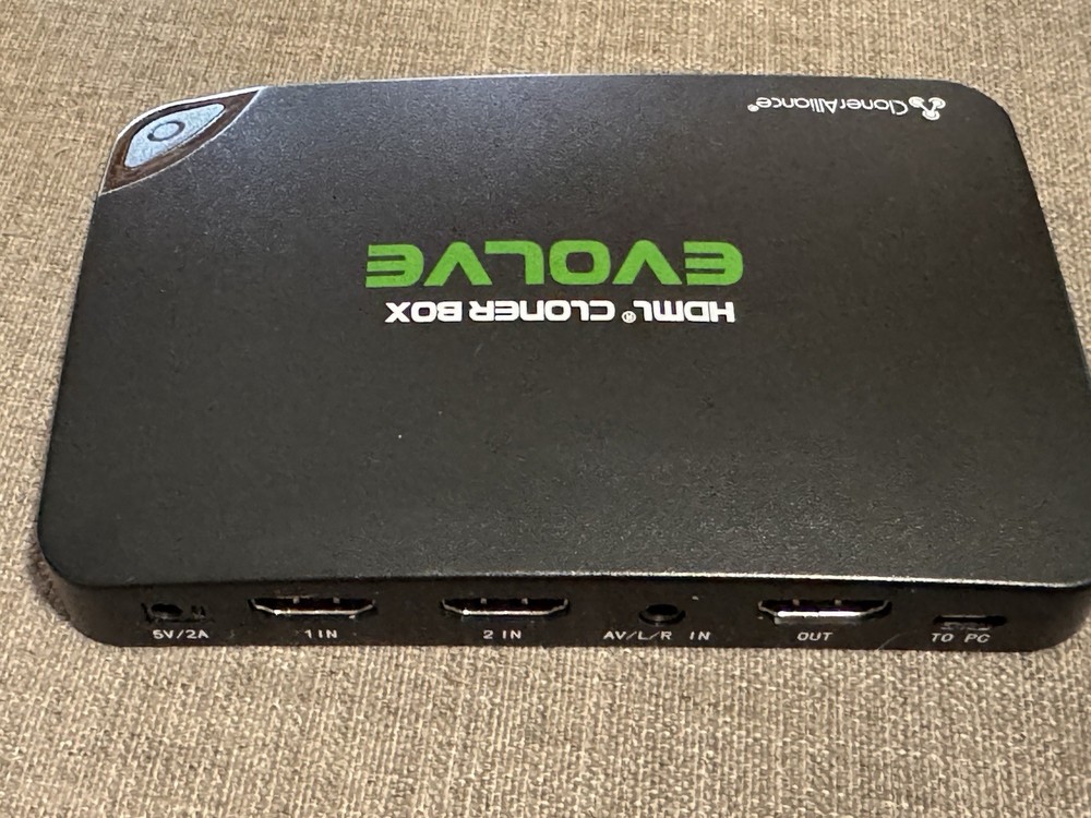 ClonerAlliance Evolve HDMI Cloner Streaming 1080p, USB Storage, Remote, Cables