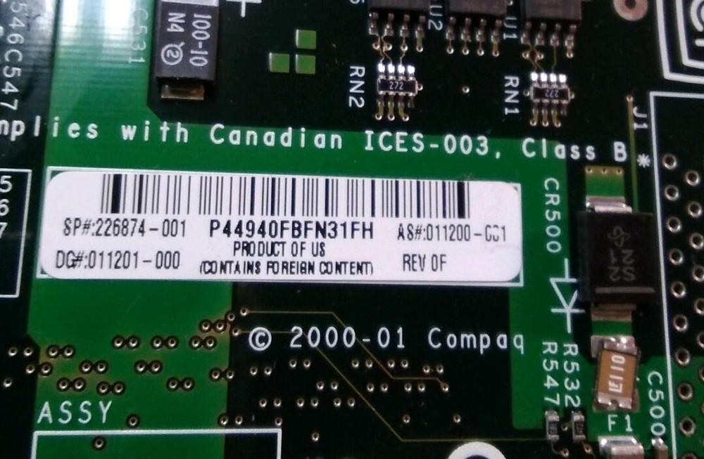 HP 226874-001 011200-001 Smart Array ULTR3 SCSI Raid Controller