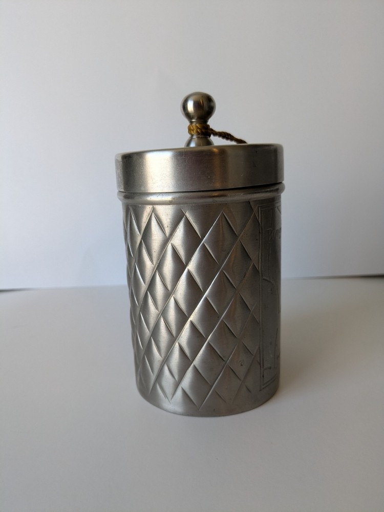 Decorative Round Metal Storage Tin