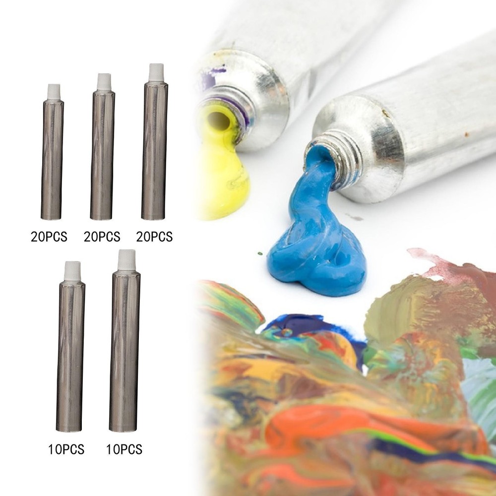 Empty Paint Tubes Empty Aluminum Tubes Easy Open Portable Convenient Compact
