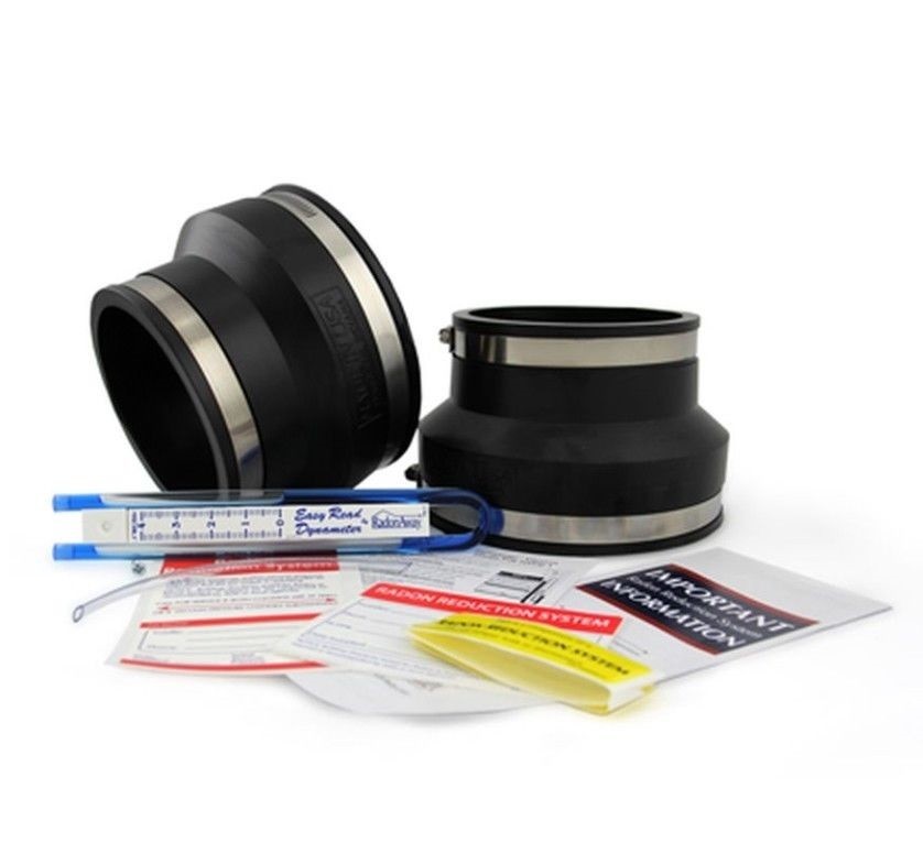 RadonAway RP265 Radon Fan & Install Kit with Dynameter