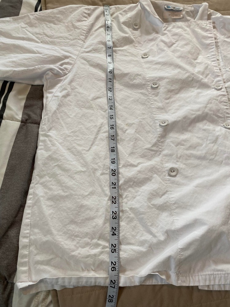 Cook Cool By Happy Chef Jacket Unisex Large White