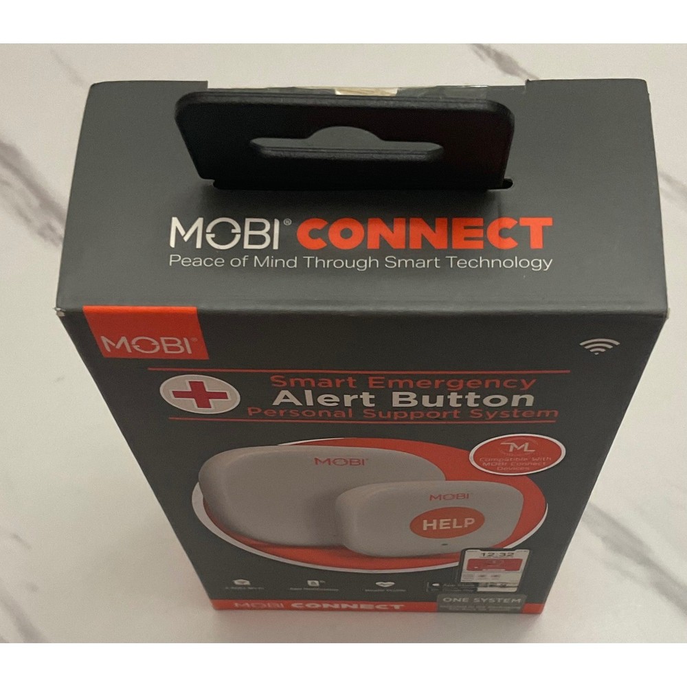 MOBI Connect Smart Emergency Alert Button Personal Support System Wi-Fi NEW