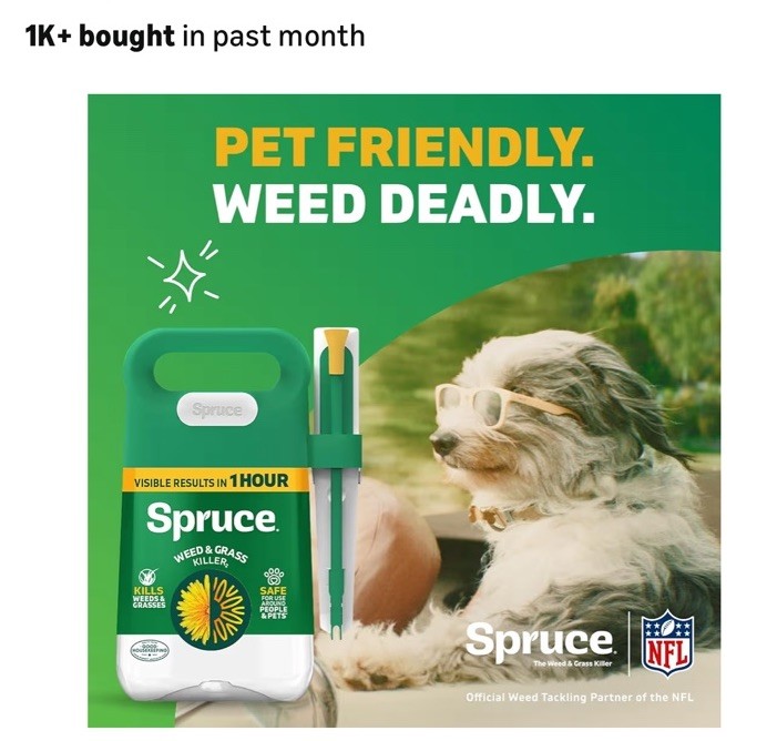Spruce Weed Killer Spray - Snap & Spray Weed & Grass Killer₂ Powered Starter Kit