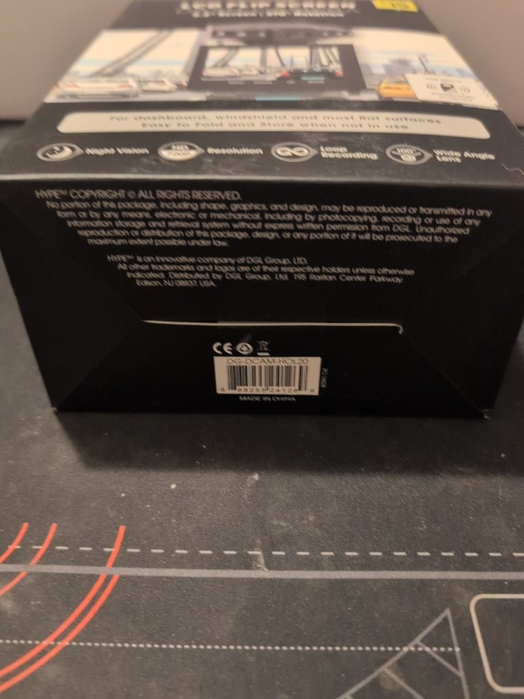 Hype Lcd Flip Screen Dash Camera 2.2" screen 270 degree rotation (T65)