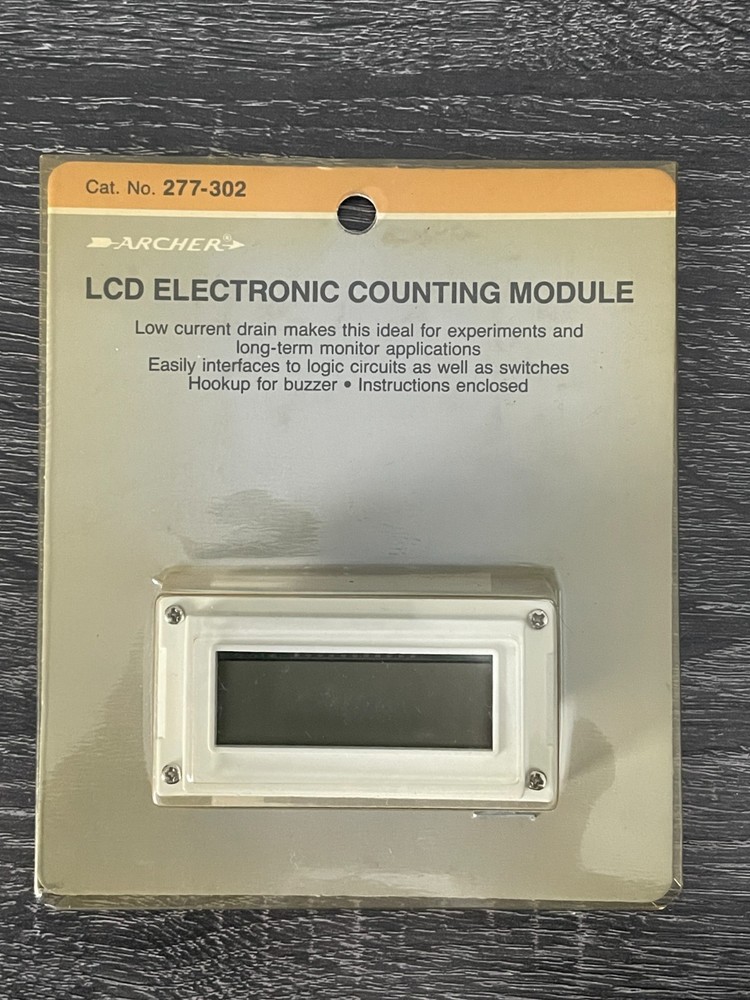 Archer (Radio Shack) LCD Electronic Counting Module #277-302
