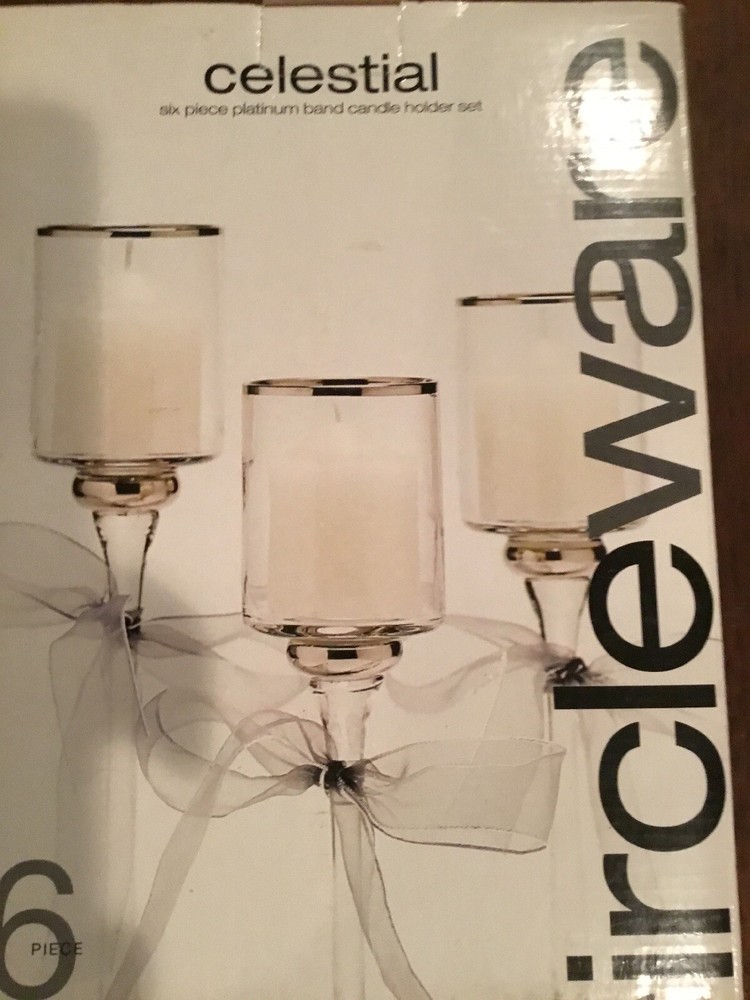 Circleware Celestial Six Piece Votive Candle Holders