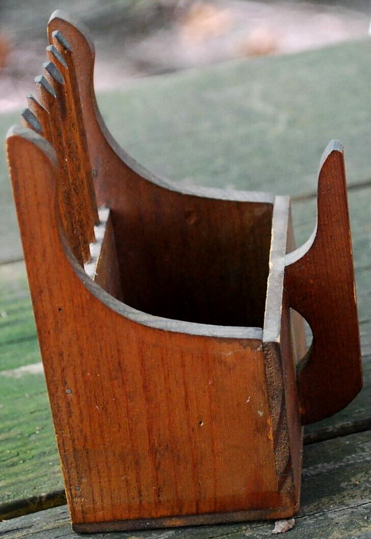 Antique Primitive HANDMADE WOOD CRANBERRY/BLUEBERRY HARVESTING SCOOP Rake Box