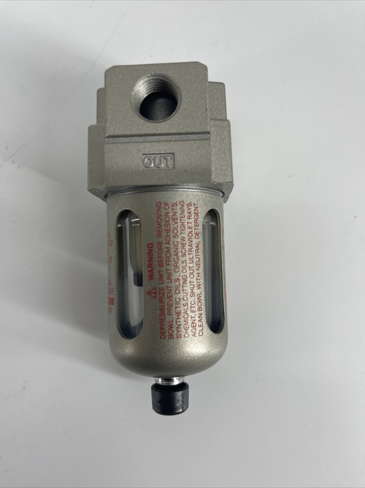 SMC AFM20-N02-CZ Mist Separator BROKEN DRAIN PLUG