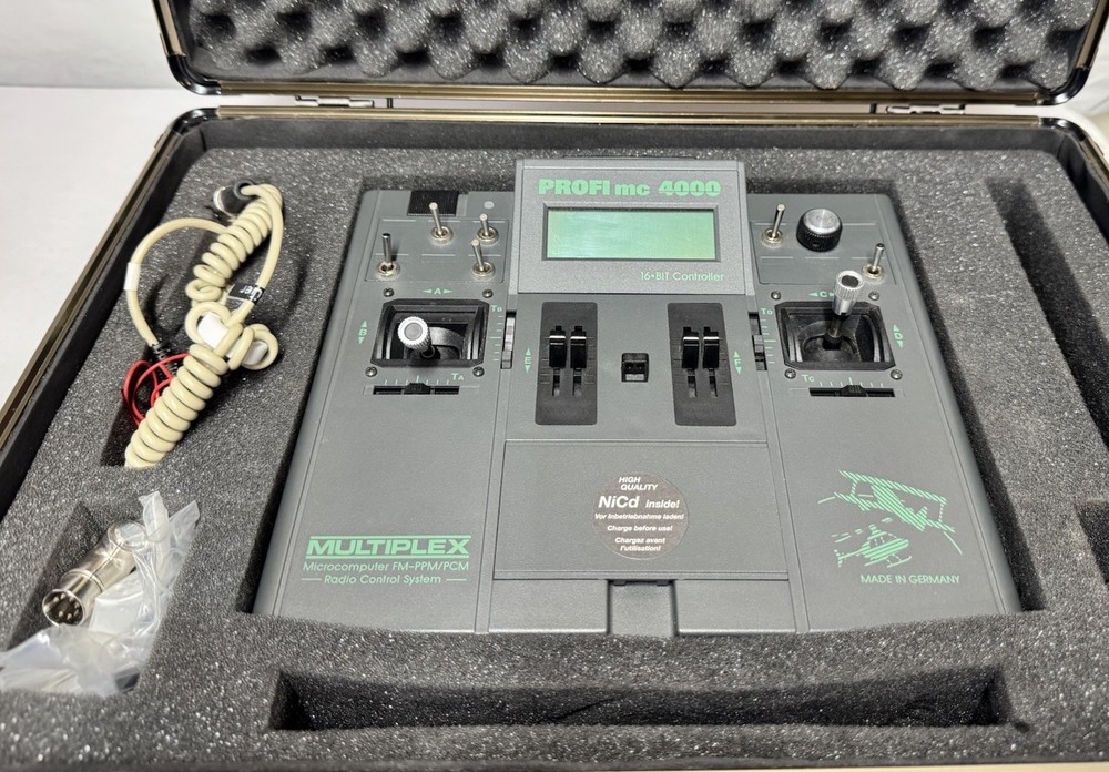 Multiplex Profi MC4000 Microcomputer FM-PPM/PCM ICOM -IC-R2 Radio Control System