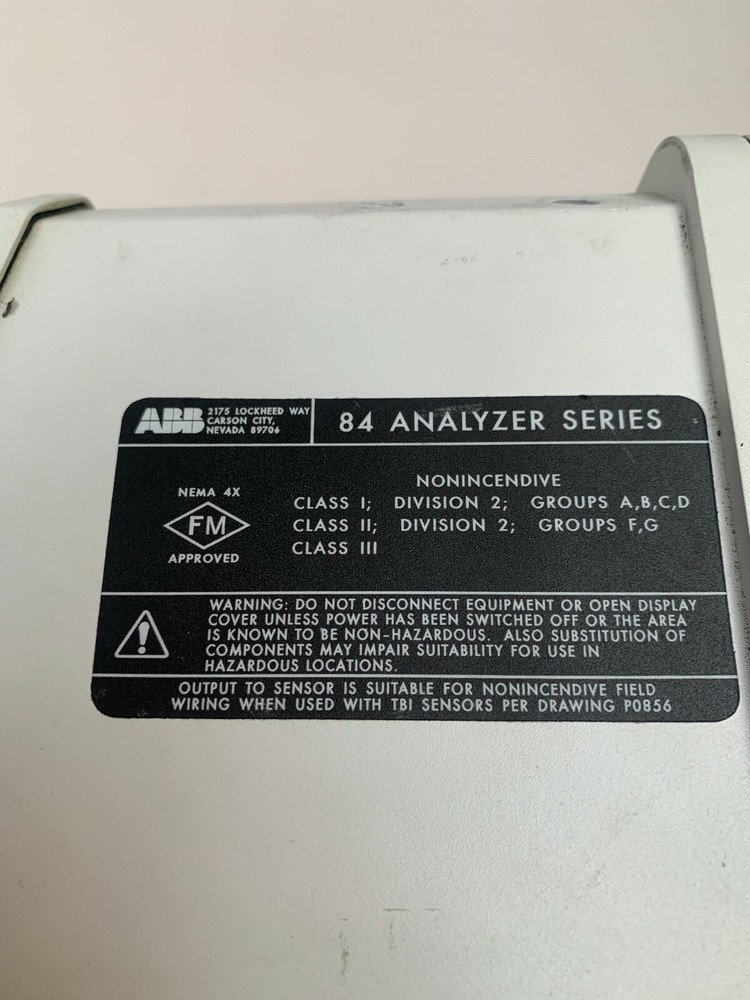 ABB TB84PH1000010 PH Analyzer TB84