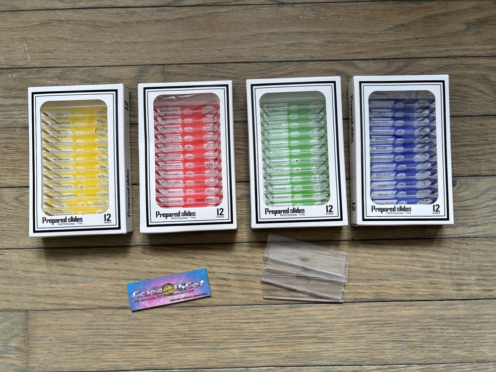 Specimen Prepared Slides For Kids Microscope Science Extra Slides
