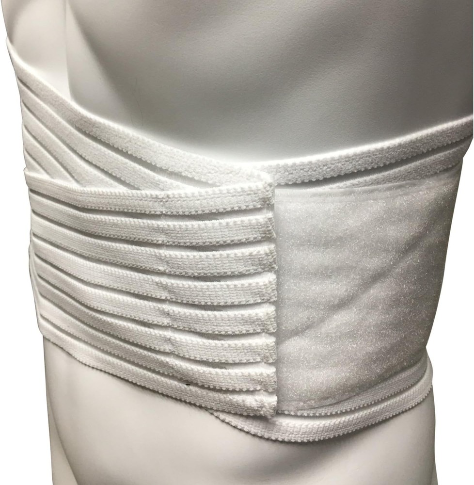 OTC Lumbosacral Support, 7-inch Lower Back, Lightweight Medium, White