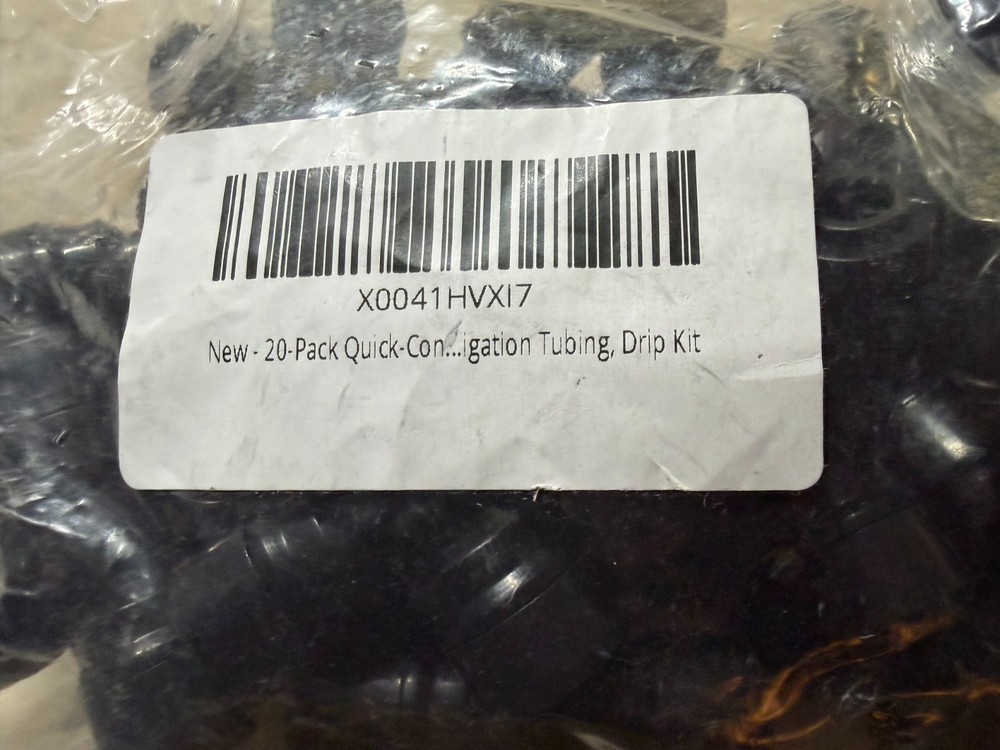 1/4" 20 pack quick connect irrigation tees