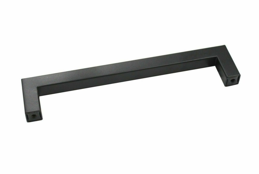 Black Kitchen Square Cabinet Handles Drawer Pull Knobs Stainless Steel 12mm 1/2"