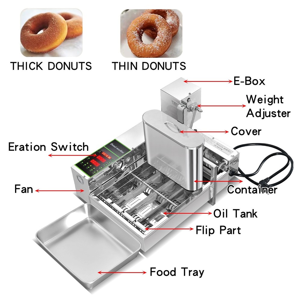 Kolice Auto Donuts Frying machine, Mini Donut Making Machine, Doughnut Maker
