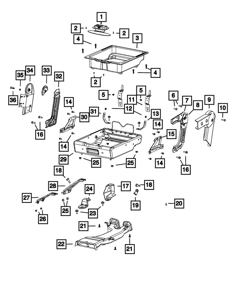 Genuine Mopar Bushing 68205042AA