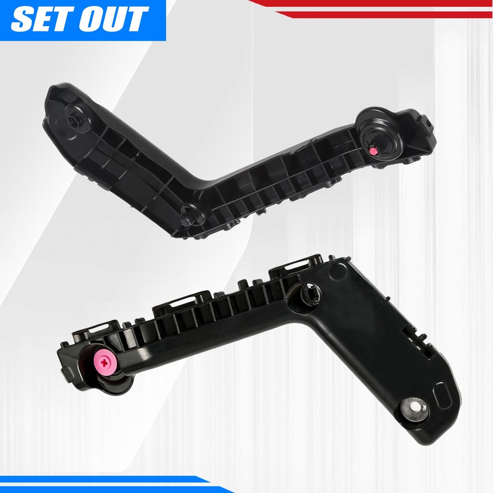 Front Bumper Retainer Bracket Set For 2017 2018 2019 Toyota Corolla Support 2pcs