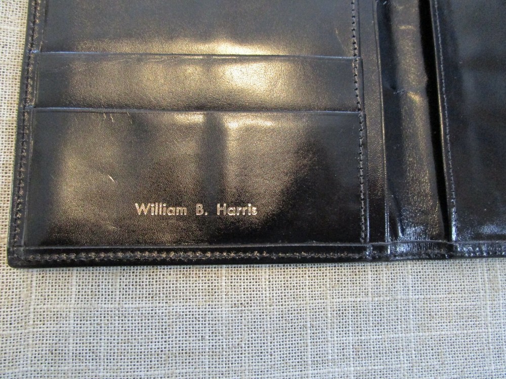Unbranded Black Leather Passport Wallet
