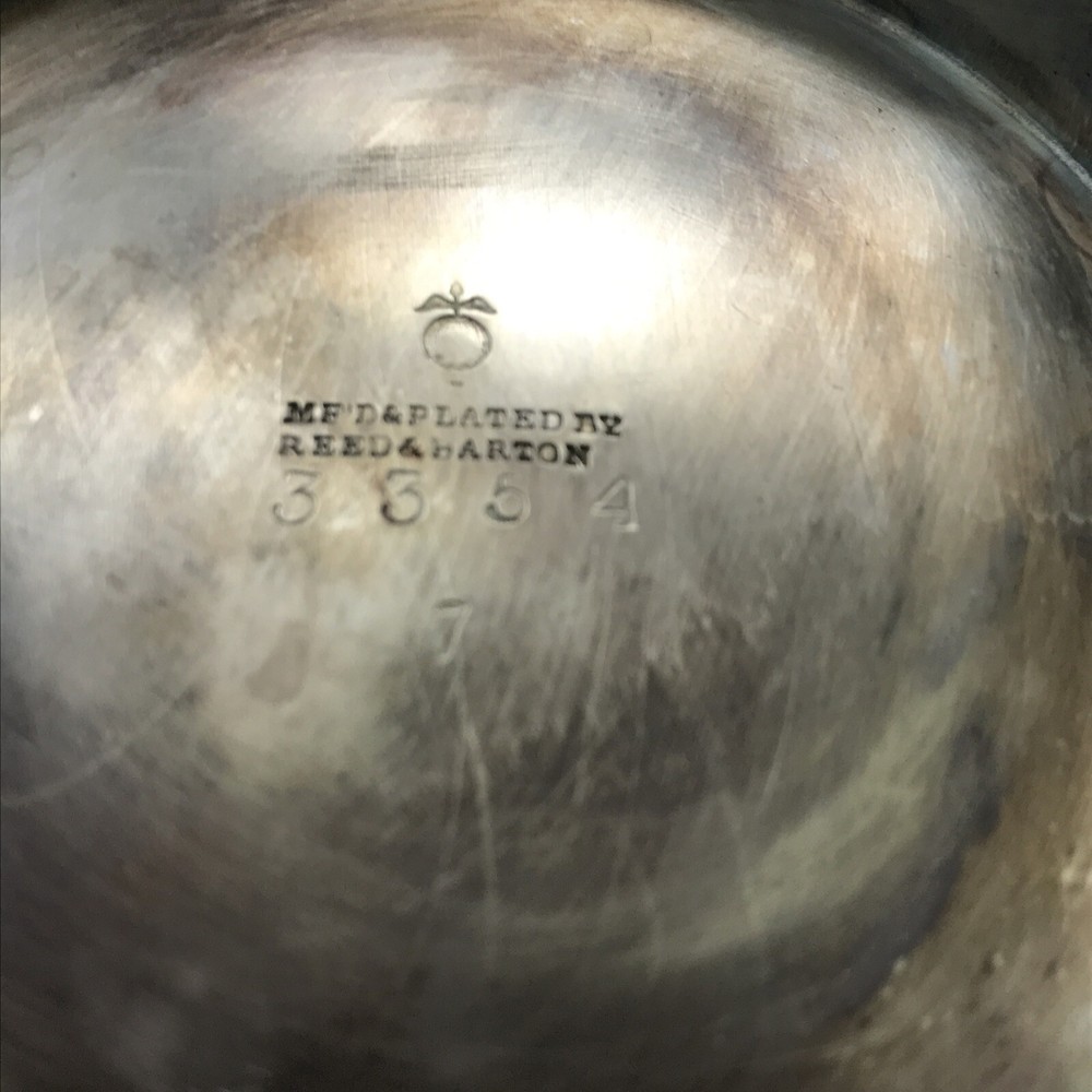 Reed & Barton Repousse Silverplated Coffeepot No Monogram