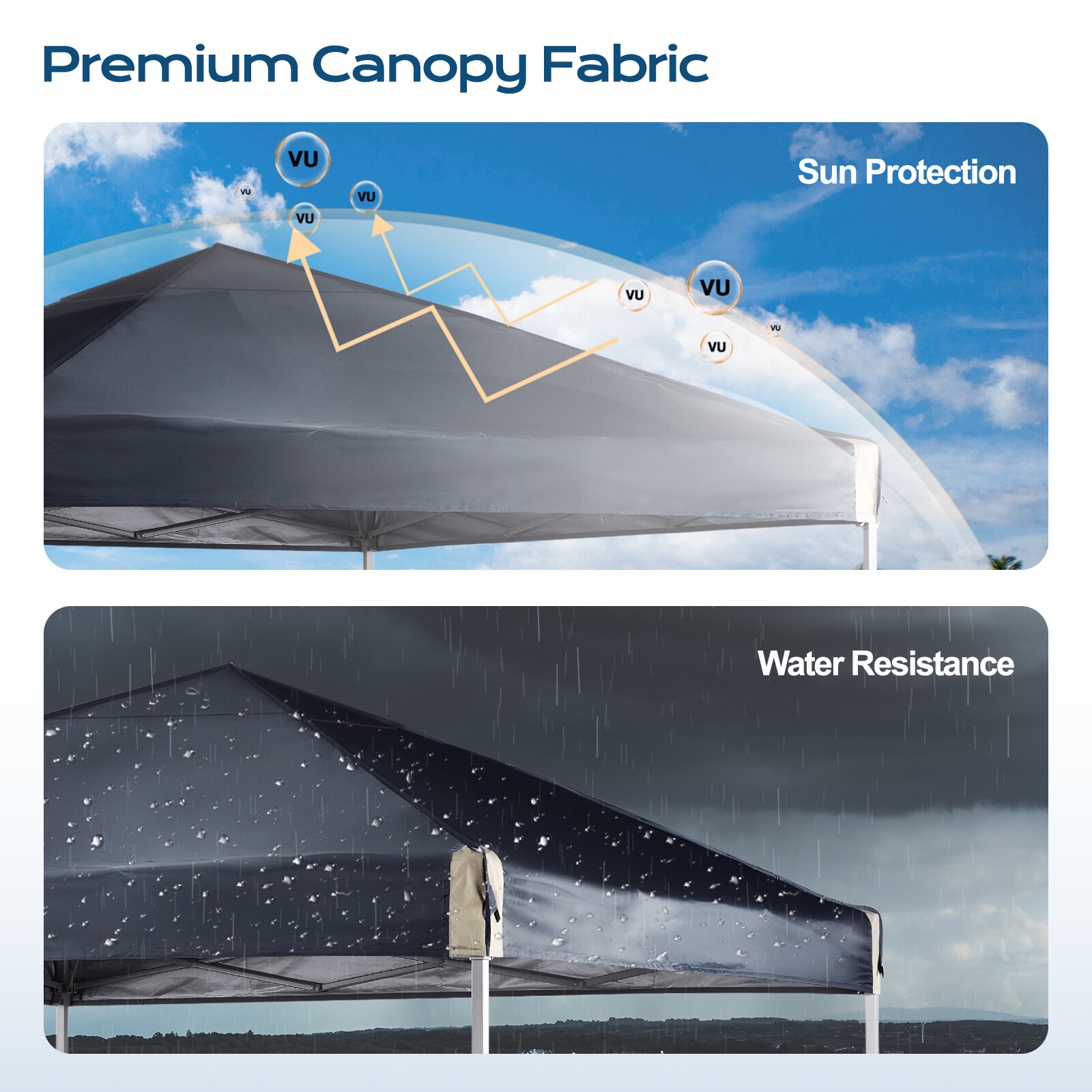 12'x12' Commercial Pop UP Canopy Heavy Duty Party Tent Folding Waterproof Gazebo