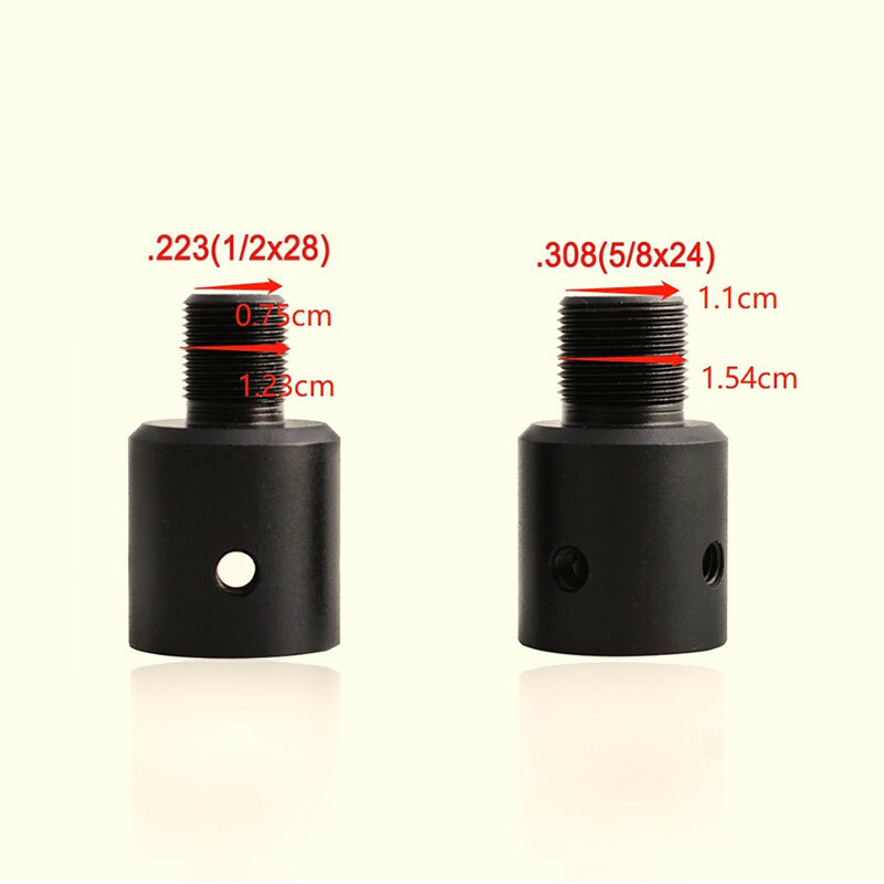 Ruger 10-22 1022 Muzzle Brake Adapter + Thread Protector 1/2x28 223 5/8x24 308